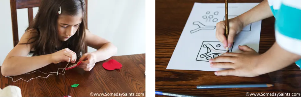 Faith and Fabric - Jesse Tree Ornaments From Someday Saints