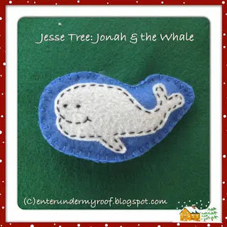 jesse tree jonah whale felt