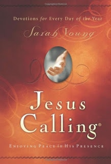 book club, book review, Jesus Calling Sarah Young