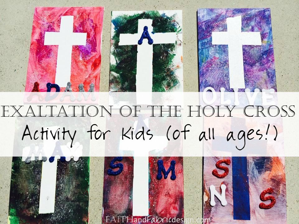 Exaltation of the Holy Cross Activity and Craft