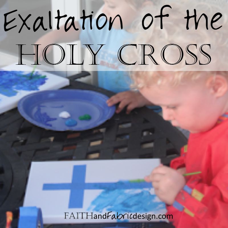 Feast of the Exaltation of the Holy Cross Activity / Craft for Kids / Children and Families