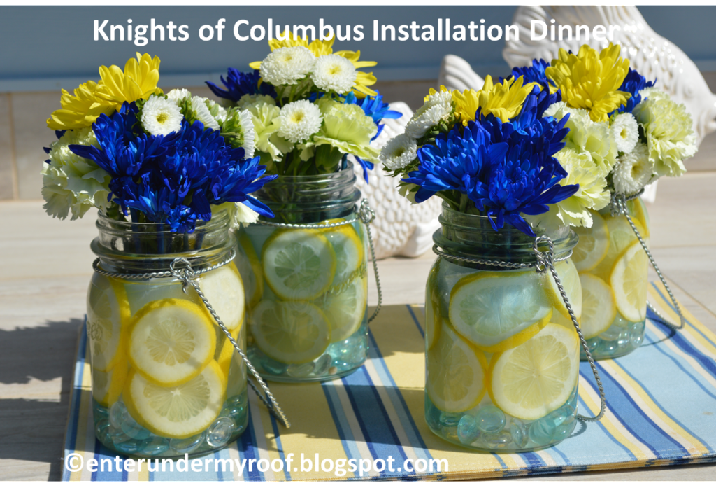 Knights of Columbus Installation Dinner Decorating Party Ideas
