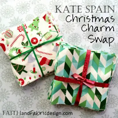 Moda Fabric Kate Spain Christmas Charm Swap