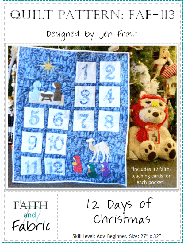 12 Days of Christmas Quilt Pattern