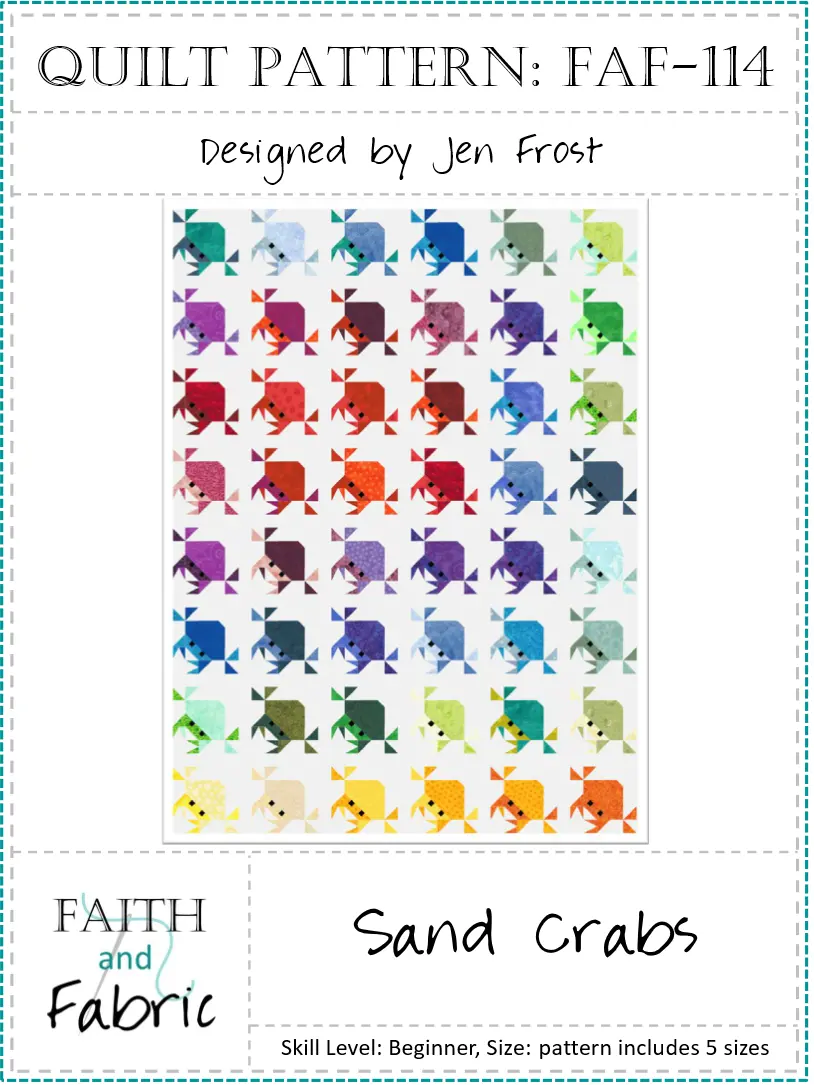 Sand Crab Quilt Pattern