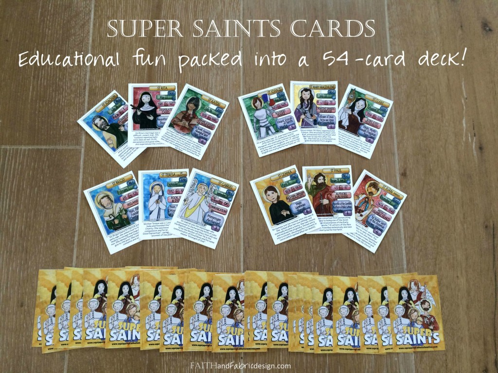 Super Saints Cards Package from Equipping Catholic Families