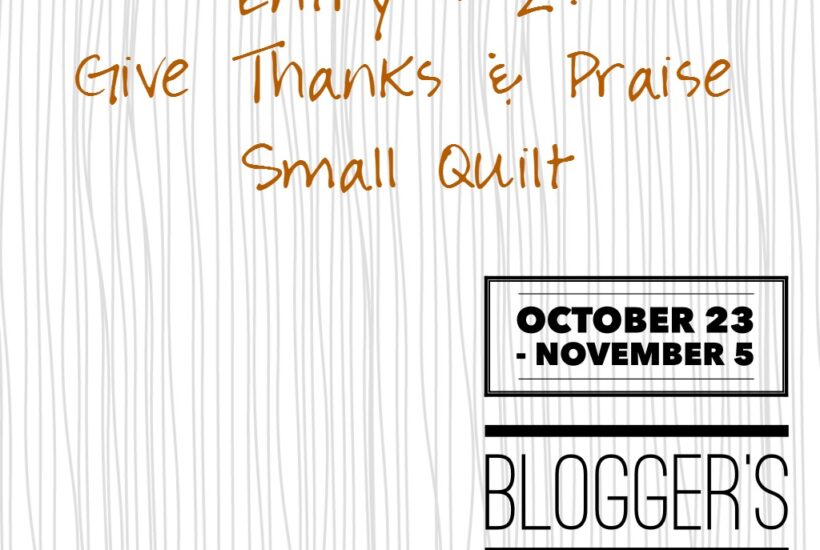 Blogger Quilt Festival Thanksgiving Quilt Pattern