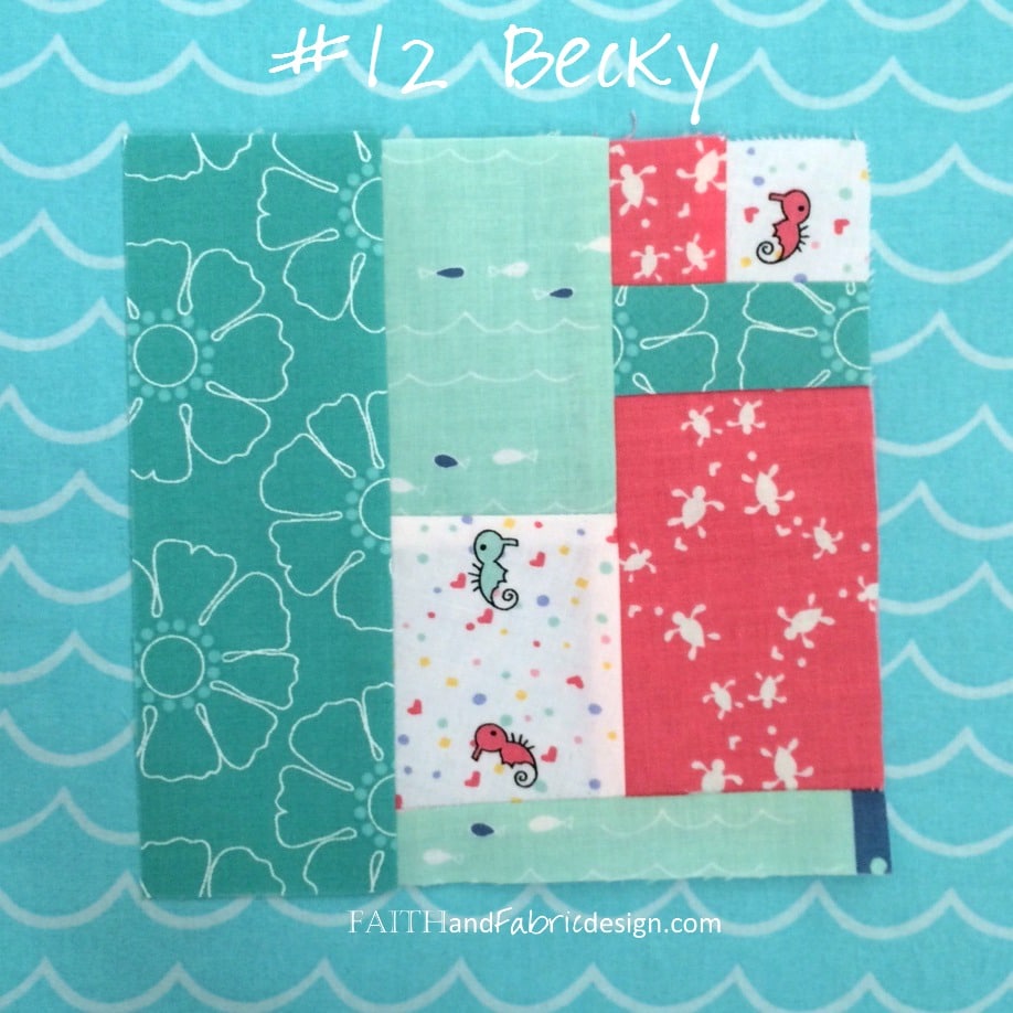 Under the Sea: Farmer’s Wife Block 12 Becky