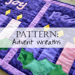 Pattern: Advent Quilt - Advent Wreaths