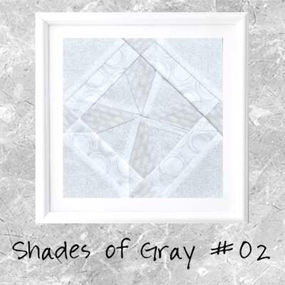 Shades of Gray: Farmer’s Wife Block 02 Aimee