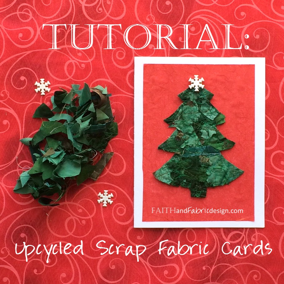 How to make Christmas Cards with scrap fabric — Sum of their Stories Craft  Blog