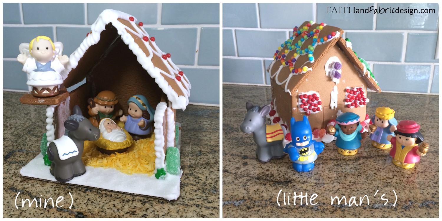 Faith and Fabric - Gingerbread Nativity Tutorial 3