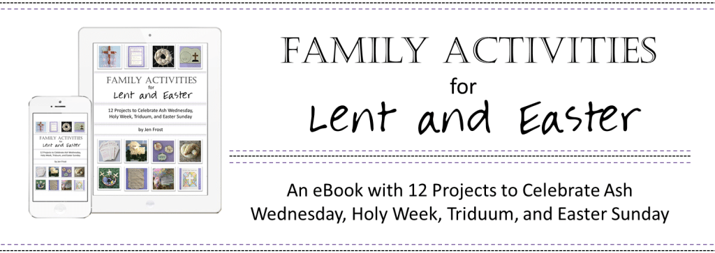 Faith and Fabric - Kids Activities for Lent Easter 3