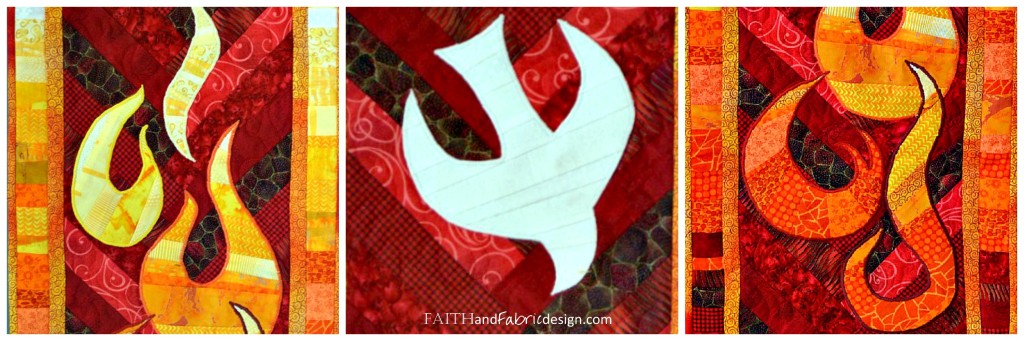 Faith and Fabric - Pentecost Quilt Pattern 2