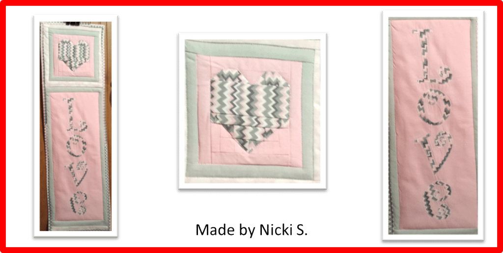 Faith and Fabric - Saint Valentine's Day Quilt Pattern by Nicki