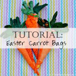 Tutorial: Easy Easter Sewing Projects - Carrot Bags