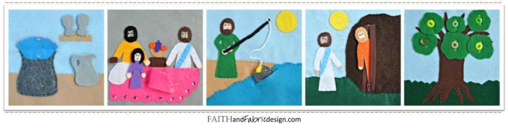 Felt Bible Activity Book for Quiet Time - Miracles of Jesus