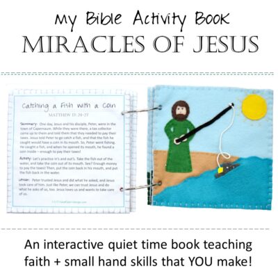 Pattern: Felt Bible Activity Books – Miracles of Jesus