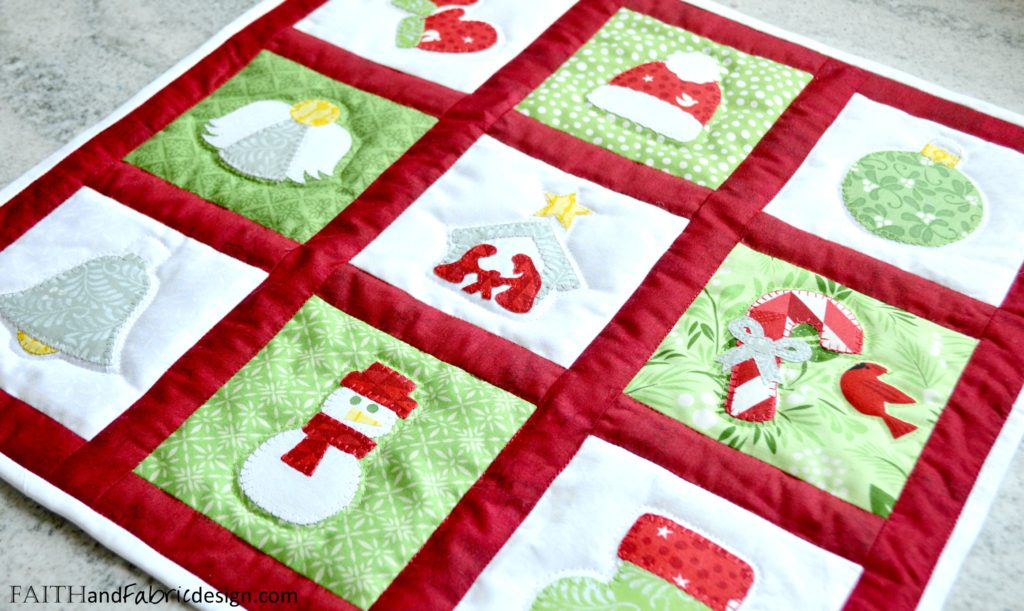 Christmas Applique Wall Hanging