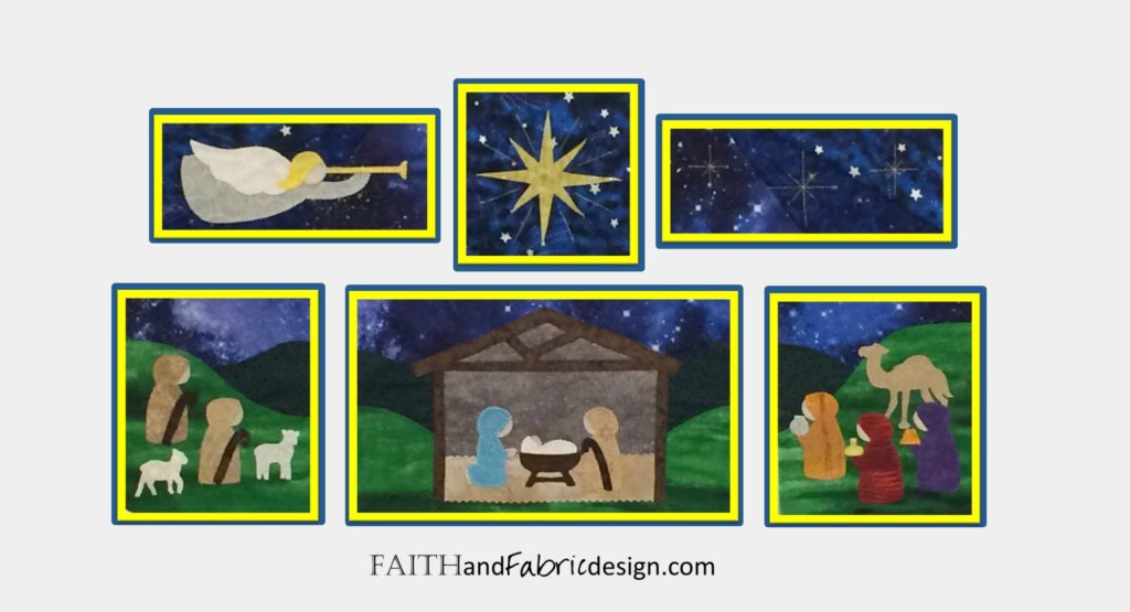 Christmas Nativity Quilt Pattern 22