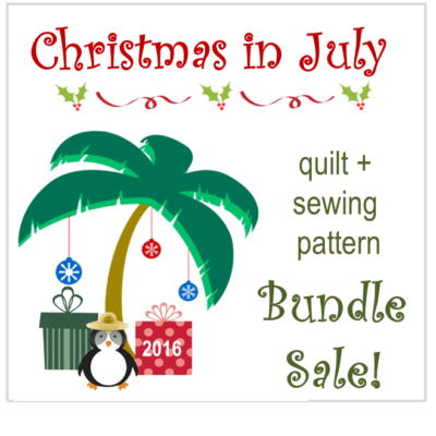 Christmas in July – Quilting and Sewing Bundle Sale