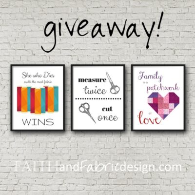GIVEAWAY: Gifts for Quilters and Sewists