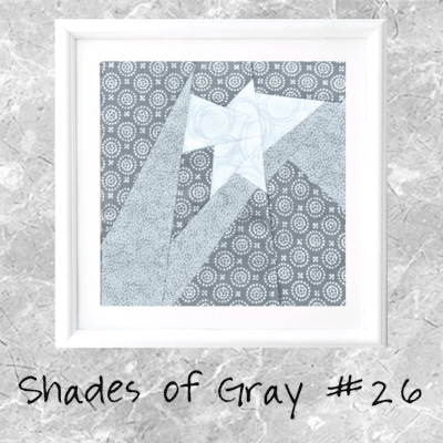 Shades of Gray: Farmer’s Wife Block 26 Daffodil