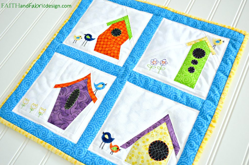 Birdhouse Quilt For the Birds Pattern