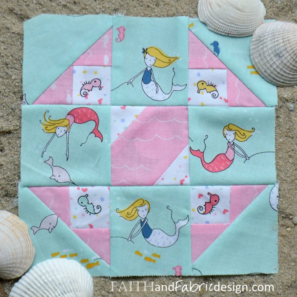 Under the Sea Block 10 Ava by Faith and Fabric