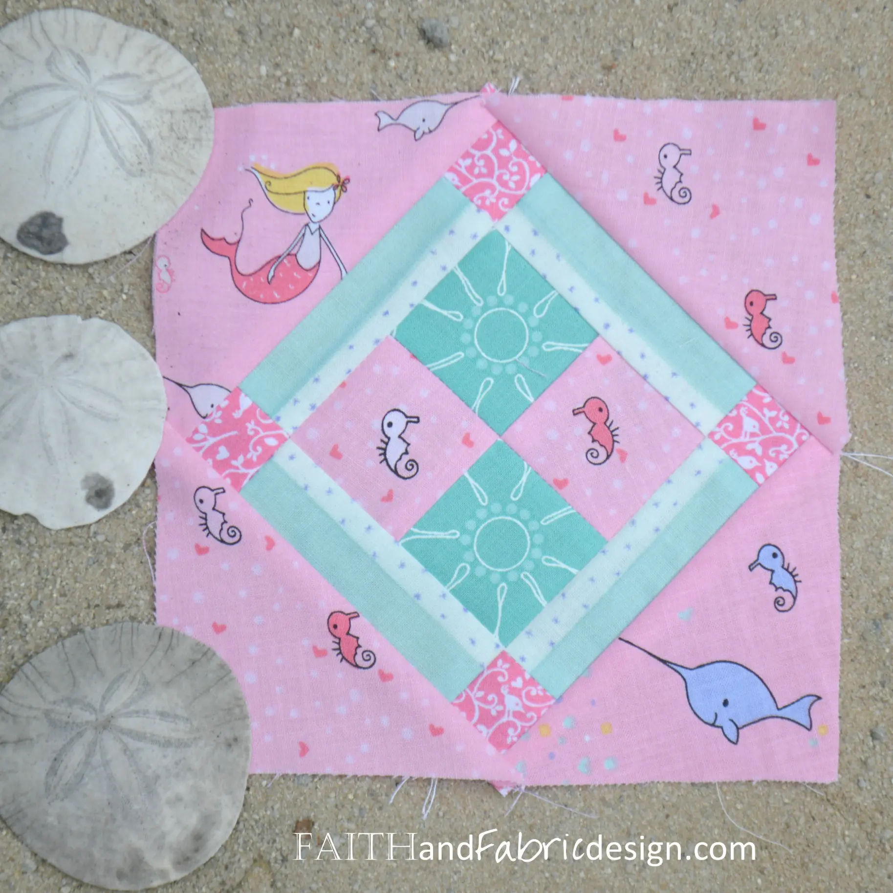 Under the Sea: Farmer’s Wife Block 52 Lola