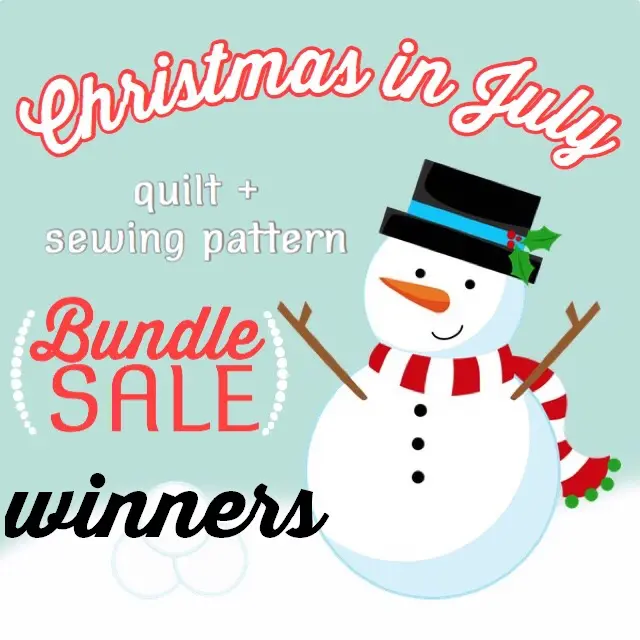 Christmas in July snowman quilt bundle sale