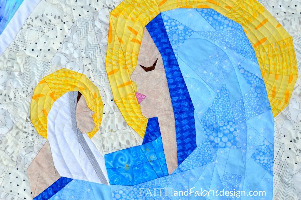 Mary Jesus Christian Quilt Pattern 3s