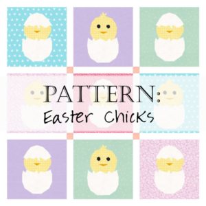 Try out this adorable Easter Chick Quilt Pattern! Created by Faith and Fabric.