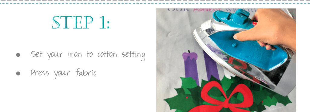 Advent Fabric Wreath Panel Tutorial Class