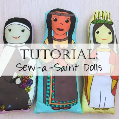 Sew-a-Saint Fabric Catholic Doll