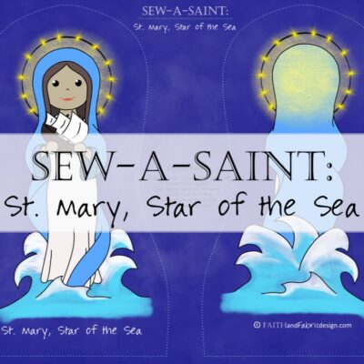 St. Mary, Star of the Sea Fabric Sew-a-Saint