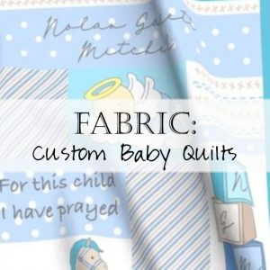 Sew a beautiful custom baby blanket quilt (in less than an hour) with this DIY kit!