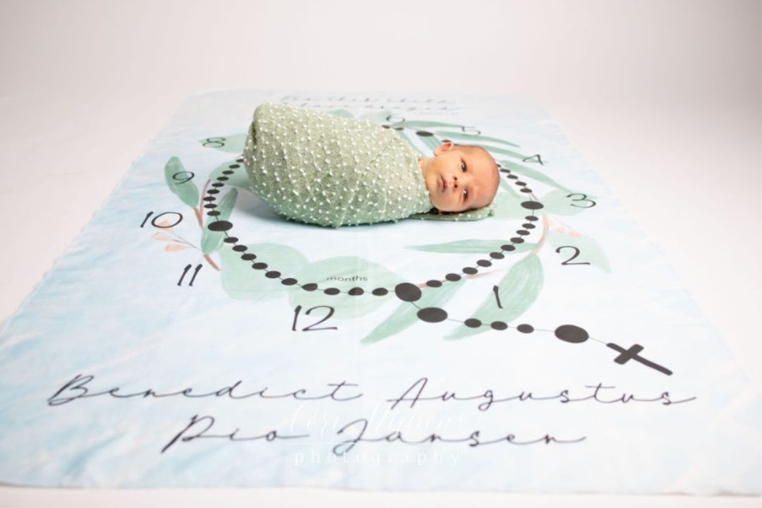 catholic swaddle blanket