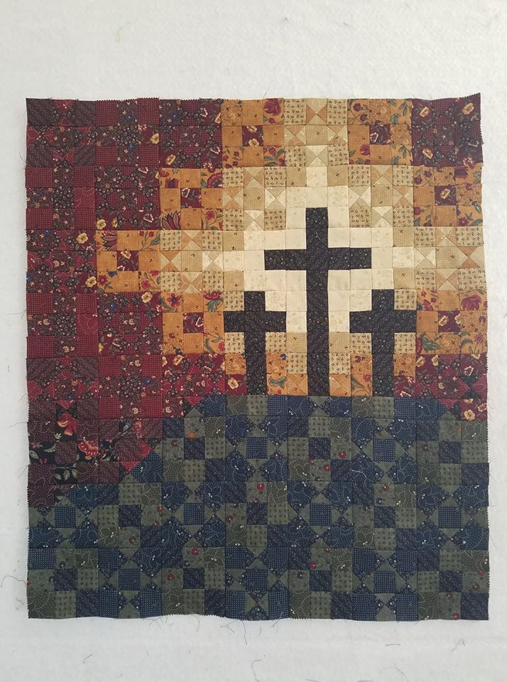 This Lent quilt pattern encompasses both the darkness and hope of Good Friday.