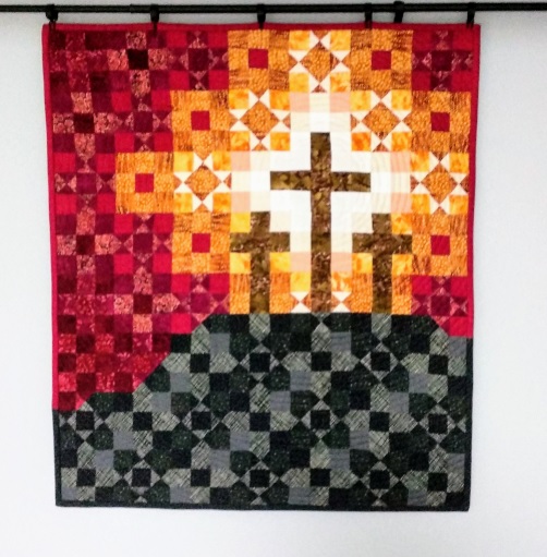 This Lent quilt pattern encompasses both the darkness and hope of Good Friday.