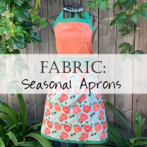 Fall Christian Apron Pattern Fabric 3