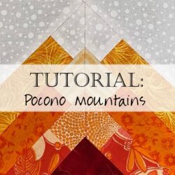 Tutorial: Fall in the Poconos - Pennsylvania Quilt Block (USA Block of the Month)