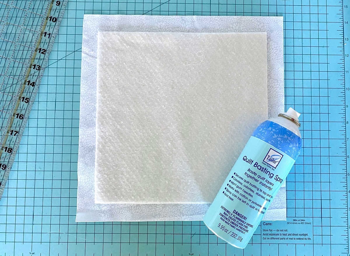 How to Make a Free Motion Quilting Practice Pad Step 3