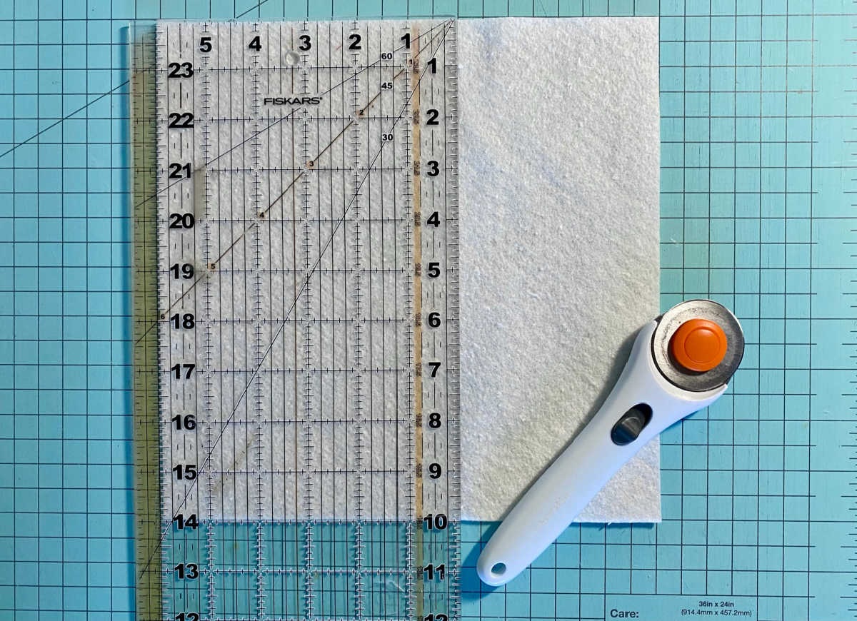 How to Make a Free Motion Quilting Practice Pad Step 2