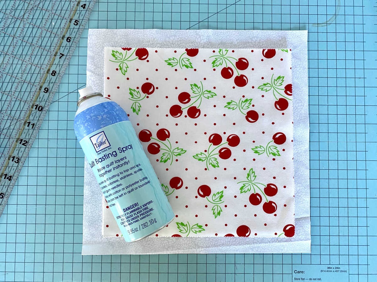 How to Make a Free Motion Quilting Practice Pad Step 4