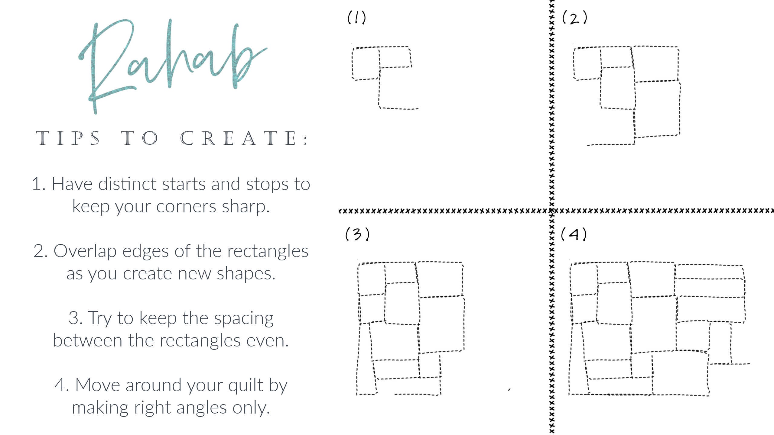 Week 3 Rahab Breakdown Free Motion Quilting Scripture Design