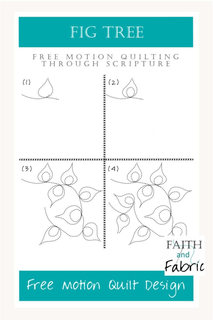 Free Motion Quilting Designs: Fig Tree / Figs – Faith and Fabric
