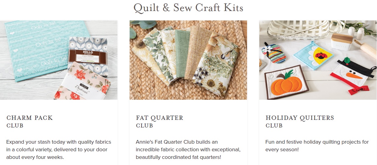 Annie's Quilt Club Subscription Box Review 1