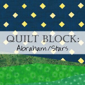 Recreate the night sky in this quilt block pattern, where God told Abraham his descendants would be as numerous as the stars in the sky!