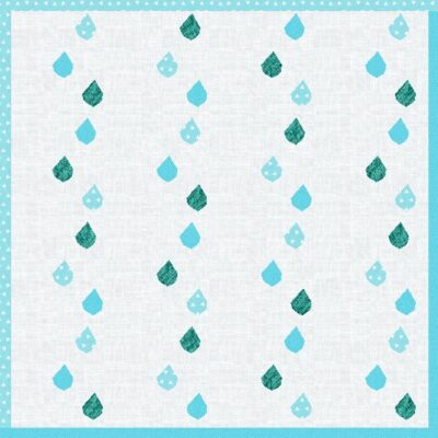 Rain / Raindrops Quilt Block Pattern – Faith and Fabric